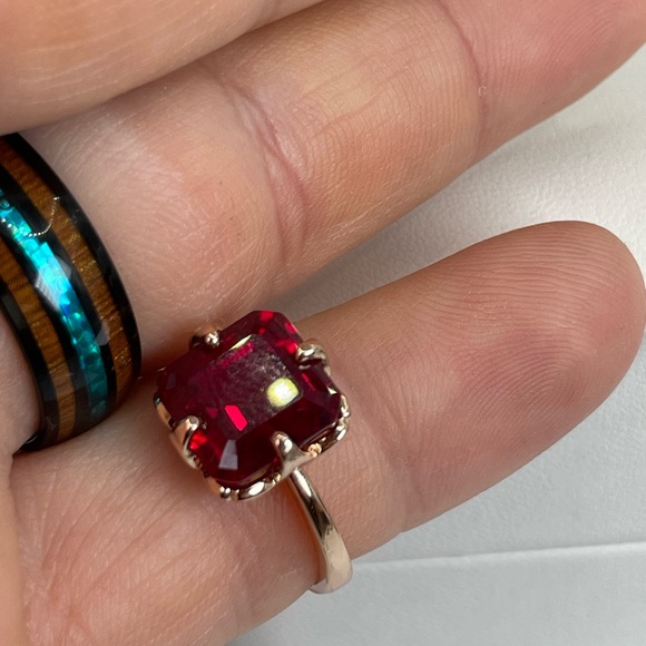 6ct Pigeon Ruby 14k Rolled Rose Gold Electroplated multiple sizes - Picture 16 of 16